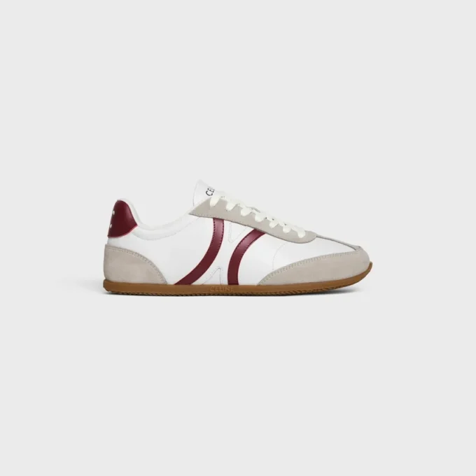 Celine Jogger Low Lace-Up Sneaker in Calfskin & Suede Calfskin Celine Jogger Low Lace-Up Sneaker in Calfskin & Suede Calfskin