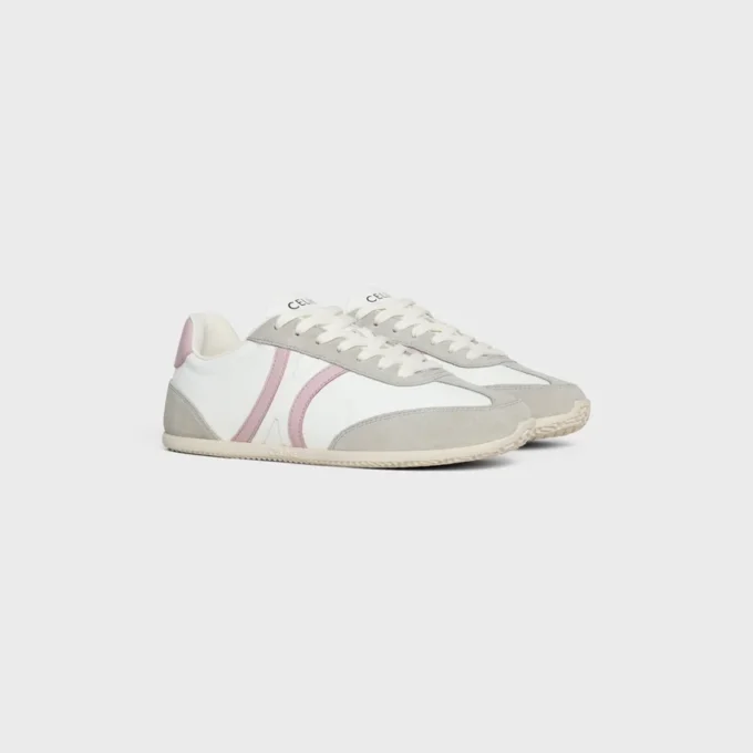 Celine Jogger Low Lace-Up Sneaker in Calfskin & Suede Calfskin Celine Jogger Low Lace-Up Sneaker in Calfskin & Suede Calfskin