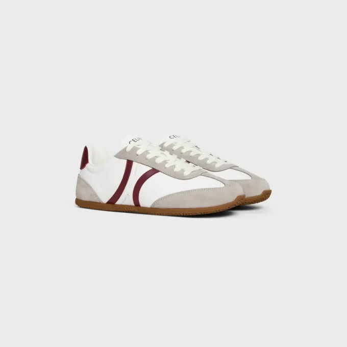 Celine Jogger Low Lace-Up Sneaker in Calfskin & Suede Calfskin Celine Jogger Low Lace-Up Sneaker in Calfskin & Suede Calfskin