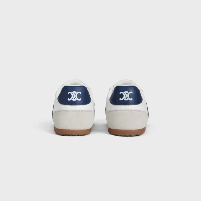 Celine Jogger – Low Lace-Up Sneaker in Calfskin & Suede Calfskin Celine Jogger – Low Lace-Up Sneaker in Calfskin & Suede Calfskin