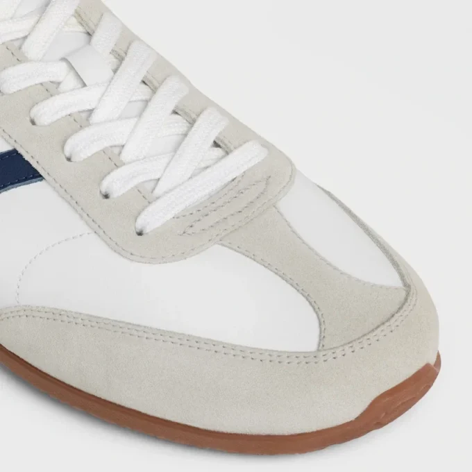 Celine Jogger – Low Lace-Up Sneaker in Calfskin & Suede Calfskin Celine Jogger – Low Lace-Up Sneaker in Calfskin & Suede Calfskin