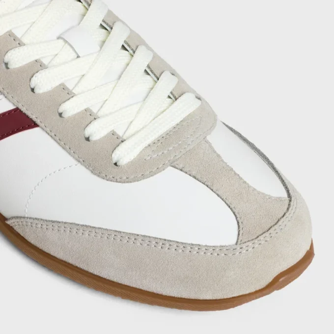 Celine Jogger Low Lace-Up Sneaker in Calfskin & Suede Calfskin Celine Jogger Low Lace-Up Sneaker in Calfskin & Suede Calfskin