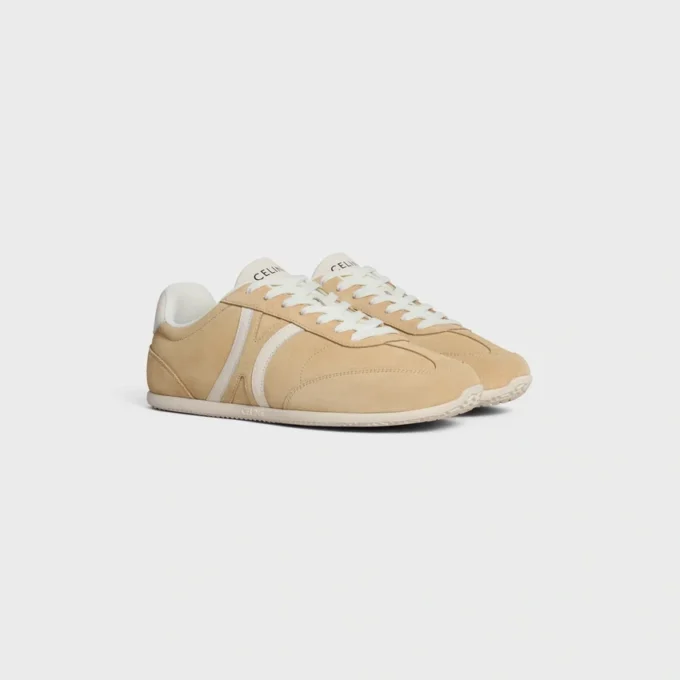 Celine Jogger – Low Lace-Up Sneaker in Suede Calfskin and Calfskin Celine Jogger – Low Lace-Up Sneaker in Suede Calfskin and Calfskin