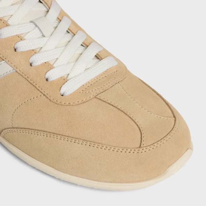 Celine Jogger – Low Lace-Up Sneaker in Suede Calfskin and Calfskin Celine Jogger – Low Lace-Up Sneaker in Suede Calfskin and Calfskin