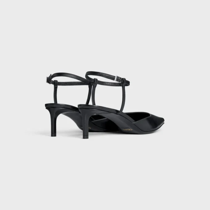 Celine Kitten with Metal Toe in Calfskin Celine Kitten with Metal Toe in Calfskin