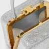 Celine Lana Minaudiere in Suede Calfskin with Strass Celine Lana Minaudiere in Suede Calfskin with Strass