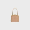 Celine Lana Minaudiere in Suede Calfskin with Triomphe Strass Celine Lana Minaudiere in Suede Calfskin with Triomphe Strass