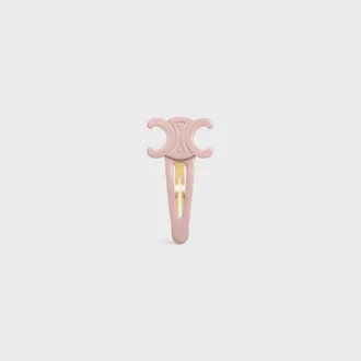 Celine Large Snap Hair Clip in Acetate and Steel