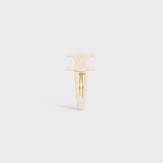 Celine Large Snap Hair Clip in Acetate and Steel