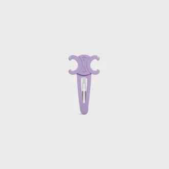 Celine Large Snap Hair Clip in Acetate and Steel