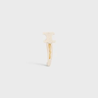 Celine Large Snap Hair Clip in Acetate and Steel