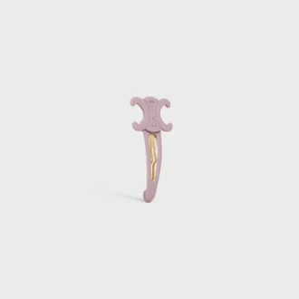 Celine Large Snap Hair Clip in Acetate and Steel