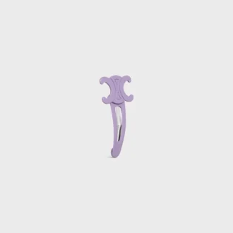 Celine Large Snap Hair Clip in Acetate and Steel