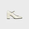 Celine Lily Perforated Triomphe Babies in Patent Calfskin Celine Lily Perforated Triomphe Babies in Patent Calfskin