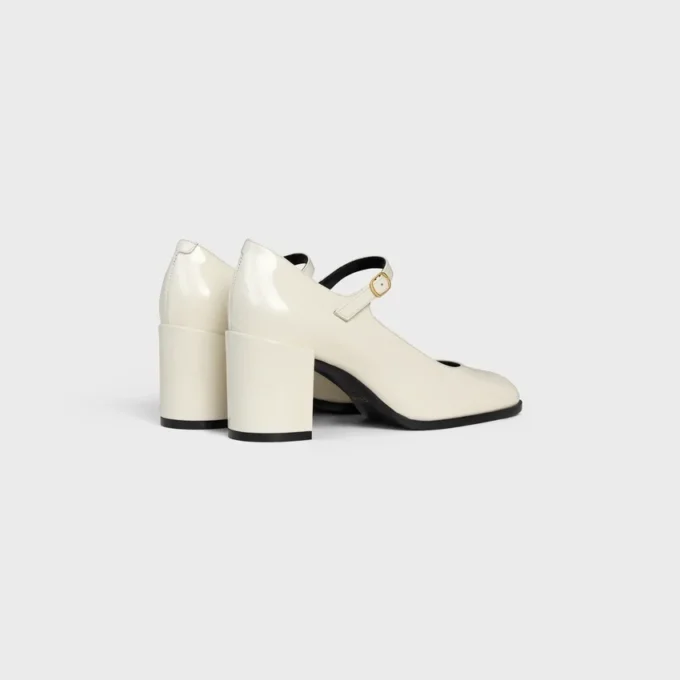 Celine Lily Perforated Triomphe Babies in Patent Calfskin Celine Lily Perforated Triomphe Babies in Patent Calfskin