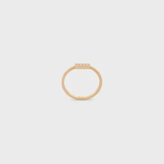 Celine Line Ring in Yellow Gold and Diamonds Celine Line Ring in Yellow Gold and Diamonds