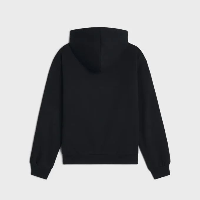 Celine Loose Hoodie in Cotton Fleece Celine Loose Hoodie in Cotton Fleece