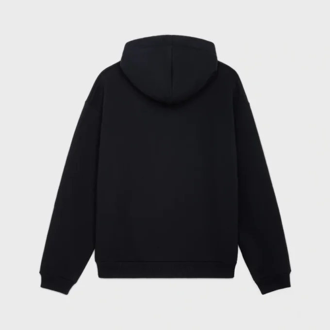 Celine Loose Hoodie in Cotton Fleece Celine Loose Hoodie in Cotton Fleece
