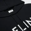 Celine Loose Hoodie in Cotton Fleece Celine Loose Hoodie in Cotton Fleece