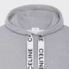 Celine Loose Hoodie in Cotton Fleece Celine Loose Hoodie in Cotton Fleece