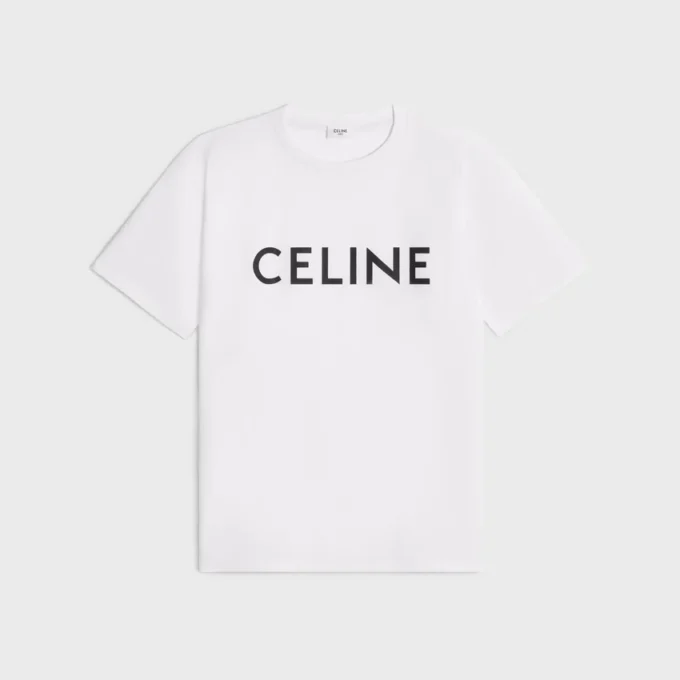 Celine Loose T-Shirt in Cotton Jersey Celine Loose T-Shirt in Cotton Jersey