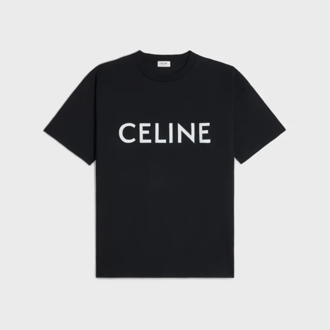 Celine Loose T-Shirt in Cotton Jersey Celine Loose T-Shirt in Cotton Jersey