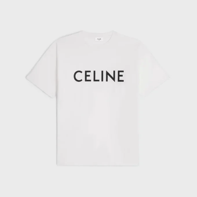 Celine Loose T-Shirt in Cotton Jersey Celine Loose T-Shirt in Cotton Jersey