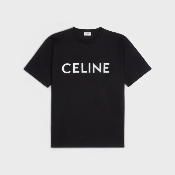 Celine Loose T-Shirt in Cotton Jersey Celine Loose T-Shirt in Cotton Jersey