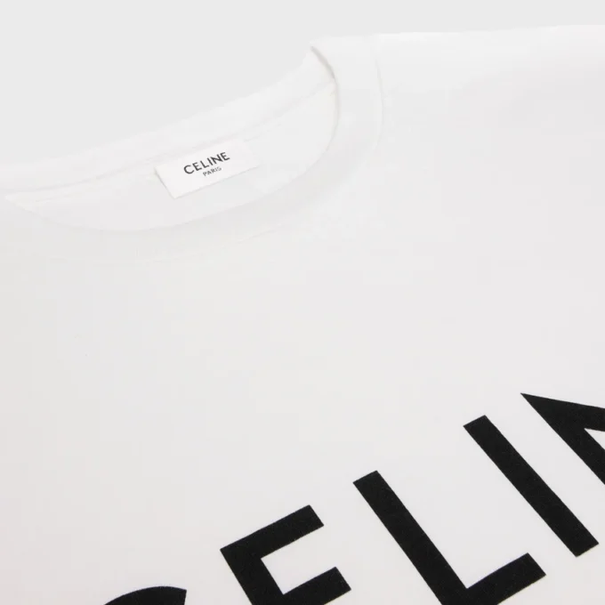 Celine Loose T-Shirt in Cotton Jersey Celine Loose T-Shirt in Cotton Jersey