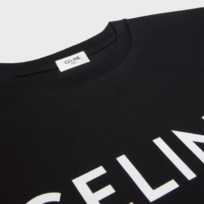Celine Loose T-Shirt in Cotton Jersey Celine Loose T-Shirt in Cotton Jersey