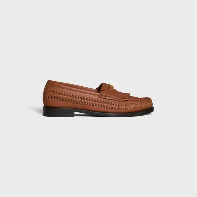 Celine Luco Braided Loafer in Calfskin Celine Luco Braided Loafer in Calfskin