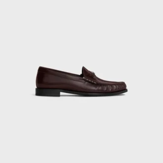 Celine Luco Triomphe Loafer in Polished Bull