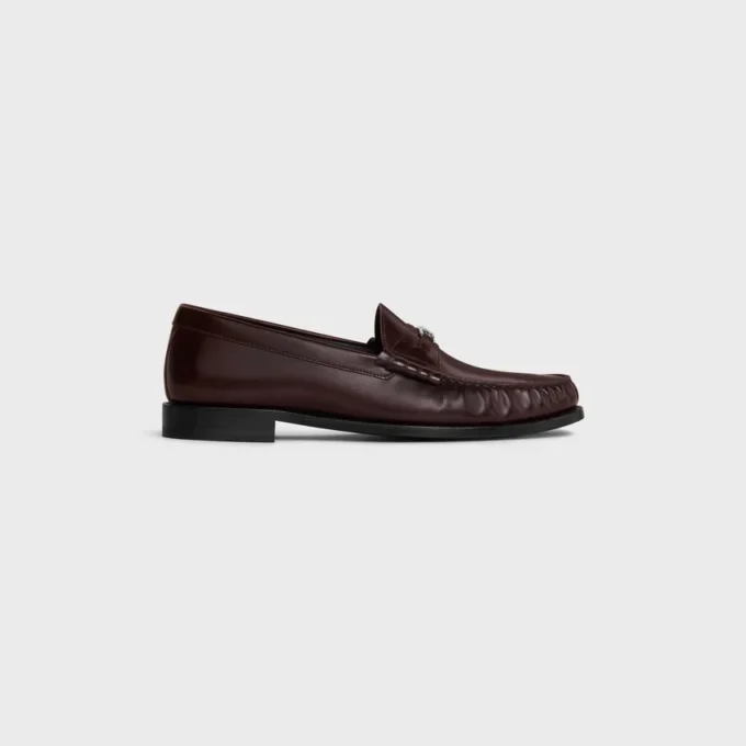 Celine Luco Triomphe Loafer in Polished Bull