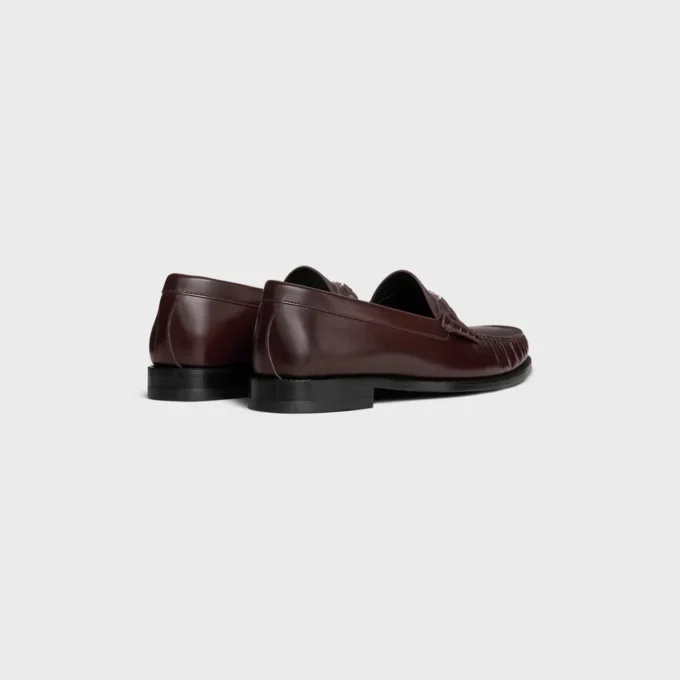 Celine Luco Triomphe Loafer in Polished Bull