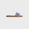 Celine Lympia Mule in Striped Textile with Triomphe Celine Lympia Mule in Striped Textile with Triomphe