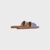 Celine Lympia Mule in Striped Textile with Triomphe Celine Lympia Mule in Striped Textile with Triomphe