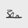 Celine Lympia Strappy Jewel Sandal in Calfskin Celine Lympia Strappy Jewel Sandal in Calfskin