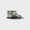 Celine Lympia Strappy Jewel Sandal in Calfskin Celine Lympia Strappy Jewel Sandal in Calfskin