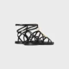 Celine Lympia Strappy Jewel Sandal in Calfskin Celine Lympia Strappy Jewel Sandal in Calfskin