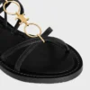 Celine Lympia Strappy Jewel Sandal in Calfskin Celine Lympia Strappy Jewel Sandal in Calfskin