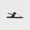 Celine Lympia Triomphe Thong in Calfskin Celine Lympia Triomphe Thong in Calfskin