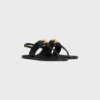 Celine Lympia Triomphe Thong in Calfskin Celine Lympia Triomphe Thong in Calfskin