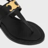 Celine Lympia Triomphe Thong in Calfskin Celine Lympia Triomphe Thong in Calfskin
