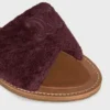 Celine Lympia Twisted Sandal in Sponge Fabric Celine Lympia Twisted Sandal in Sponge Fabric
