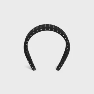 Celine Micro Triomphe Headband in Silk