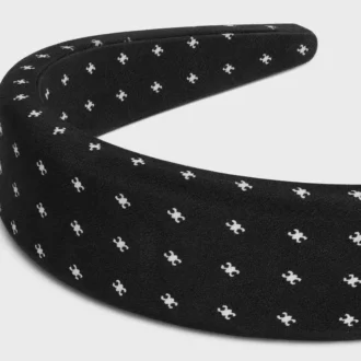 Celine Micro Triomphe Headband in Silk