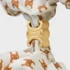 Celine Mini Triomphe Scrunchy in Silk and Brass with Gold Finish Celine Mini Triomphe Scrunchy in Silk and Brass with Gold Finish