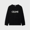 Celine Oversized Sweater in Ribbed Wool