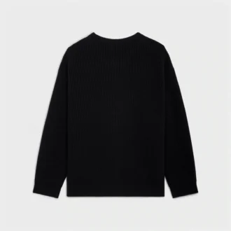 Celine Oversized Sweater in Ribbed Wool