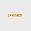 Celine Paris Hair Clip in Lambskin, Brass with Gold Finish and Steel Celine Paris Hair Clip in Lambskin, Brass with Gold Finish and Steel